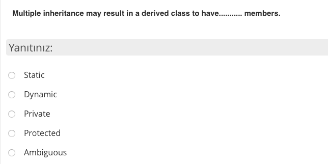  Multiple inheritance may result in a derived class to have.......... members.