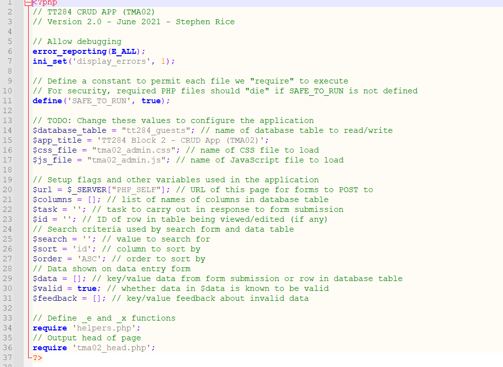 version to be clearly identified so he knows who is working on
