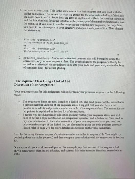 with the Linked List Toolkit The Assignment: You will implement and test