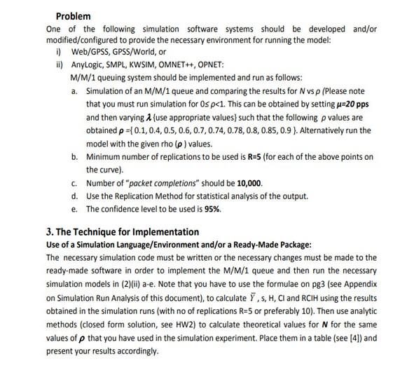 Please this is a system modeling and simulation problem that I need