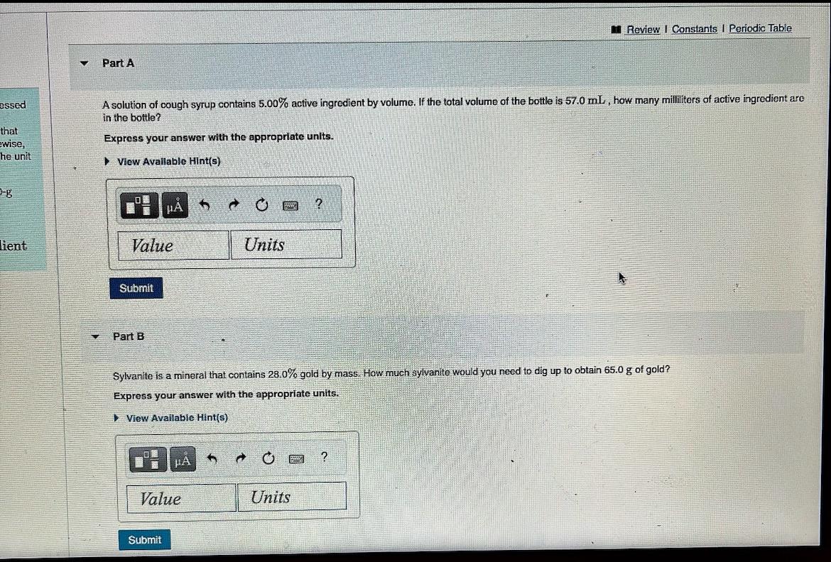  Please help with parts A and B 
