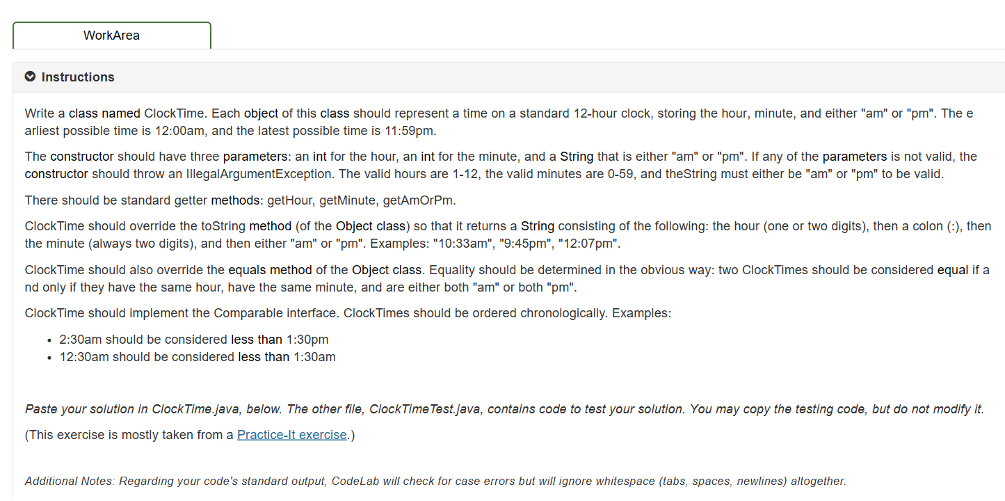 I need help with this Java question. Please provide code and output