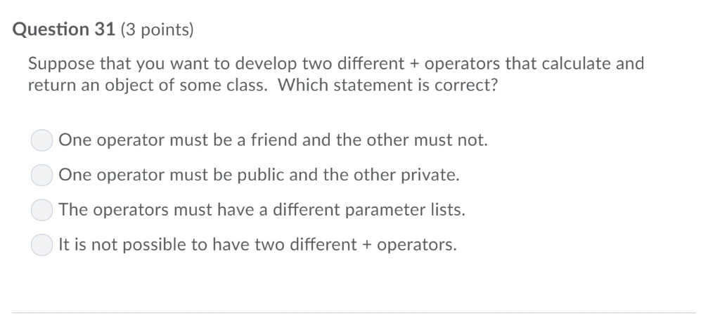 a function declaration: void goo(int x) x 1 Suppose that a is