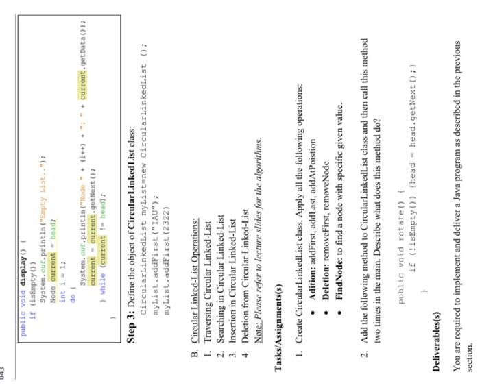 language with NetBeans IDE. Singly Circular Linked List: It is just like