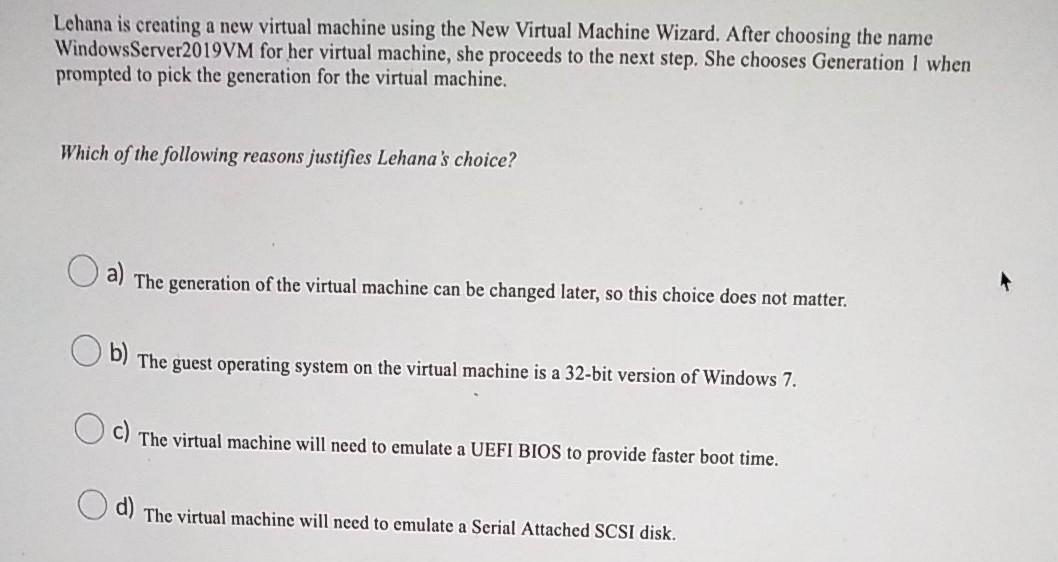 to SERVERY. If the replication is successful, which of the following tasks