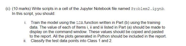 2 . In the following expression, two-dimensional data points are represented in