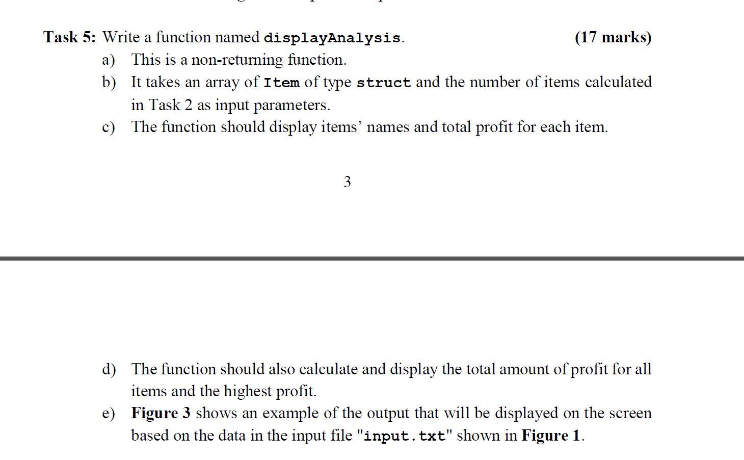 Declare a structure named Item, with the following members: a) Code b)