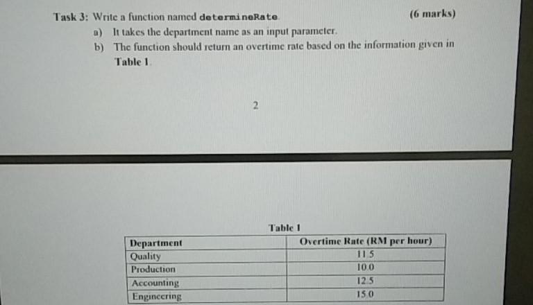 following tasks: (5 marks) a) Declare one-dimensional array variable with 50 elements
