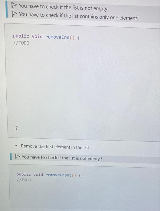 the list void addMid (E val , EX);// Add Element after the