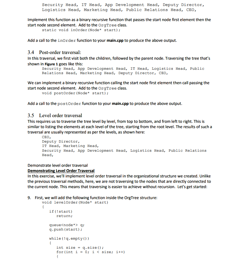 include the required headers. Be sure to include the proper default constructor
