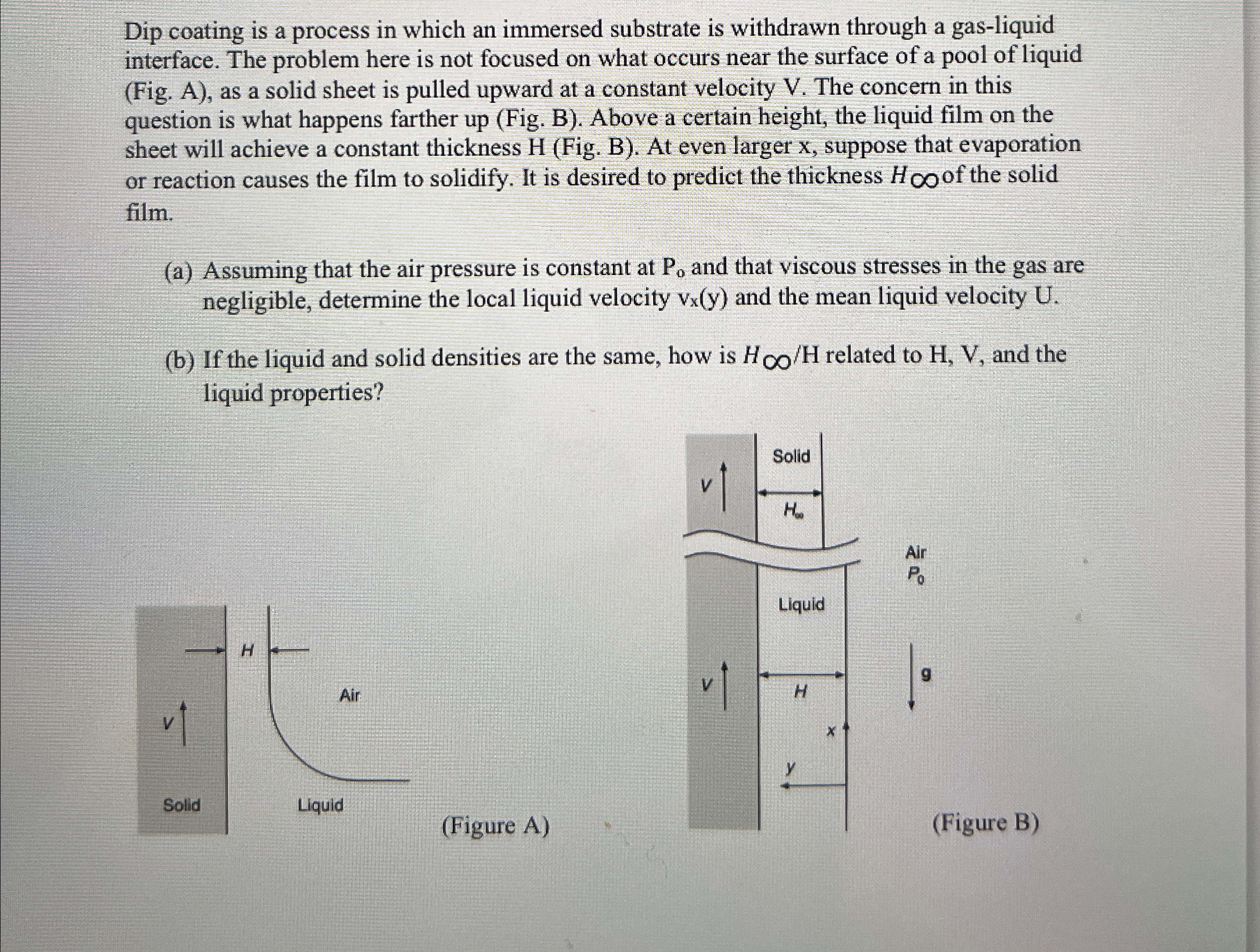  Dip coating is a process in which an immersed substrate is