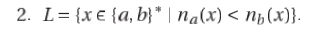 Draw a deterministic push down automaton for the following language 2. L