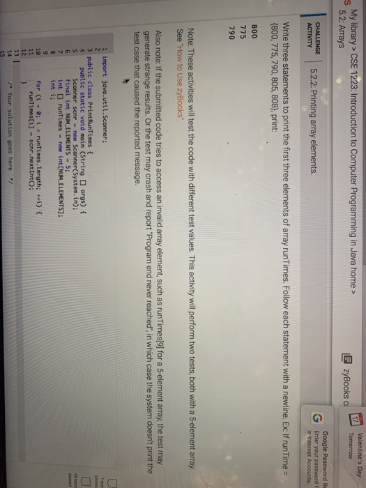  My library > CSE 1223: Introduction to Computer Programming in Java