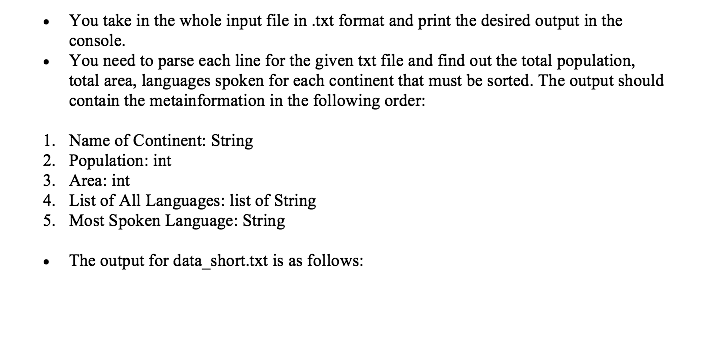 the structure you should follow in the end #country,population,area,main_language,region #You can readily