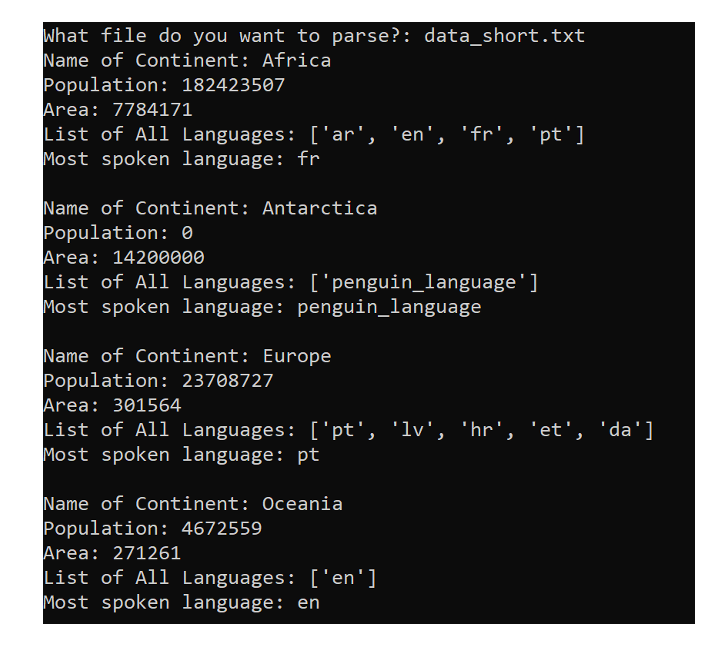 use python's .split but if you can create your own split function