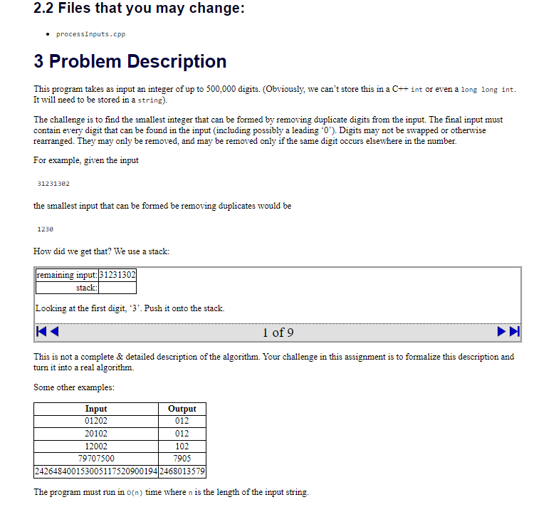  NoDupes.cpp #include "processInput.h" #include #include #include #include #include using namespace std;