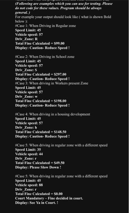 in Florida is given in the following table. Use if elif else