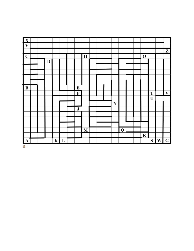 an intelligent agent called the maze-problem-solver Given ANY maze configuration, the maze