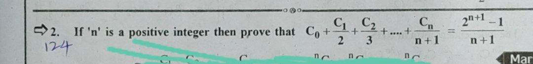 Please solve correctly 21+1 -1 + t....t ->2. If 'n' is a