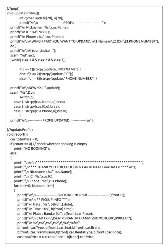 char Place[100]; char Type(100); char Seat[10]; char Brand[100]; char Tranmission (100); char