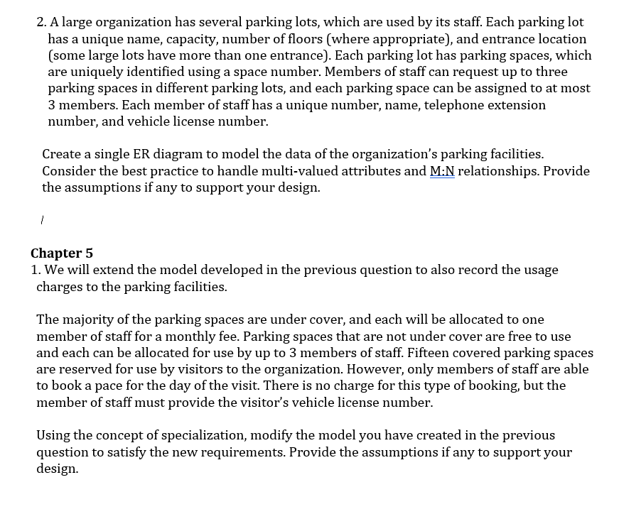 I need chapter 5 question 1 2. A large organization has several