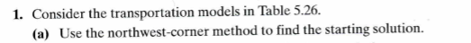  Do problem #1 as follows: (i) part (a) as shown above.