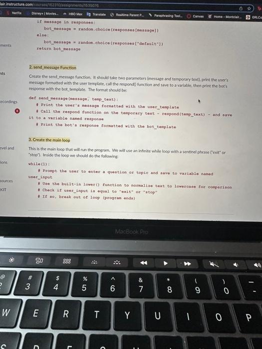 should welcome and introduce itself, ask for the user's name, and say