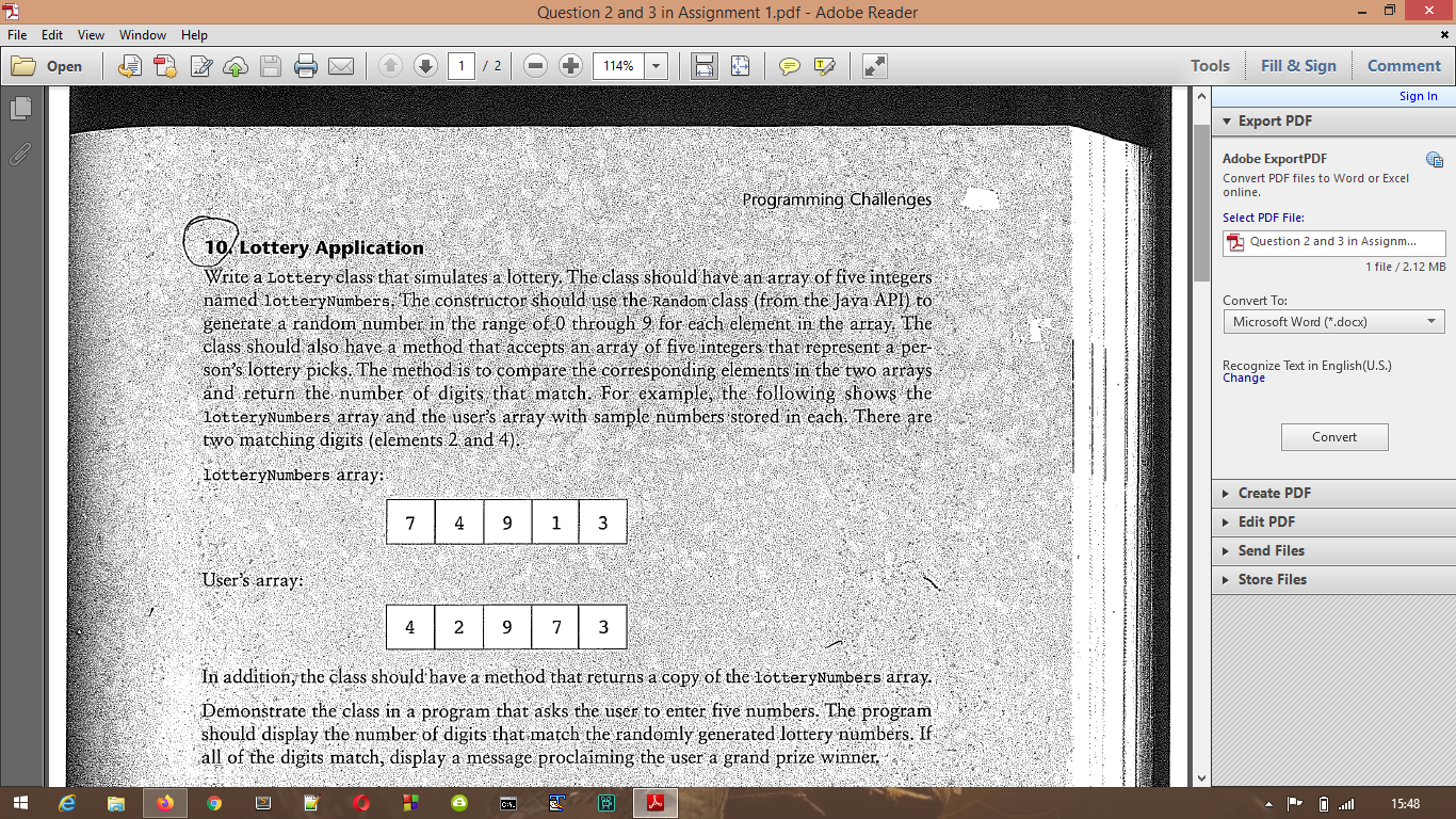  This question is in Java this is the best image I