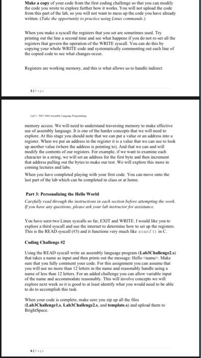 Hello World The classic first program that we usually try out simply