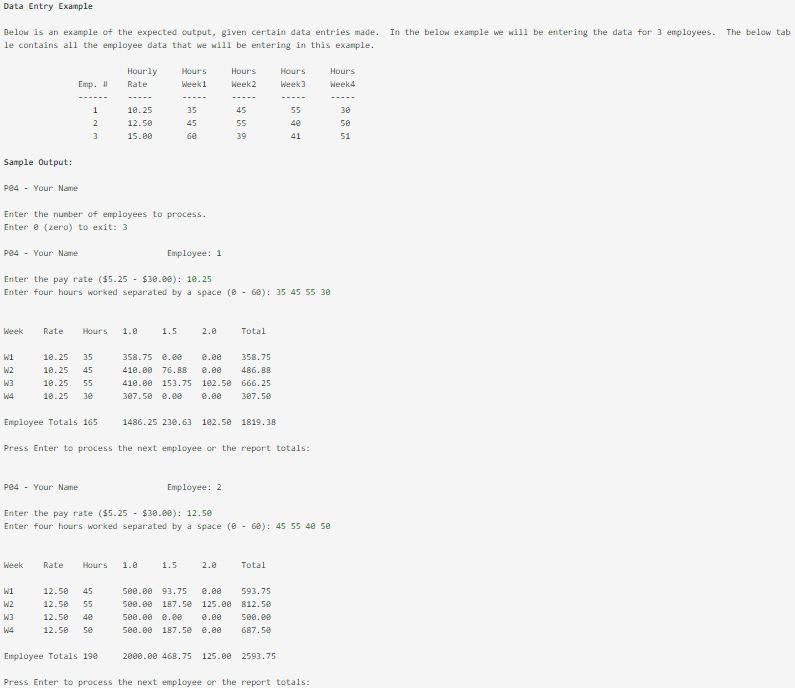 functions into one program - Do NOT use arrays or functions int