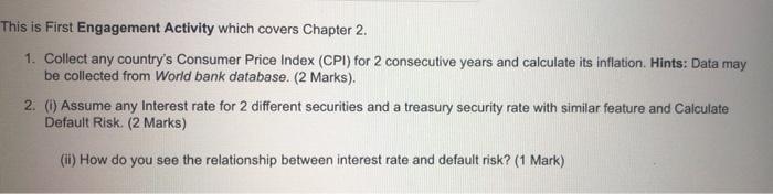  his is First Engagement Activity which covers Chapter 2. 1. Collect