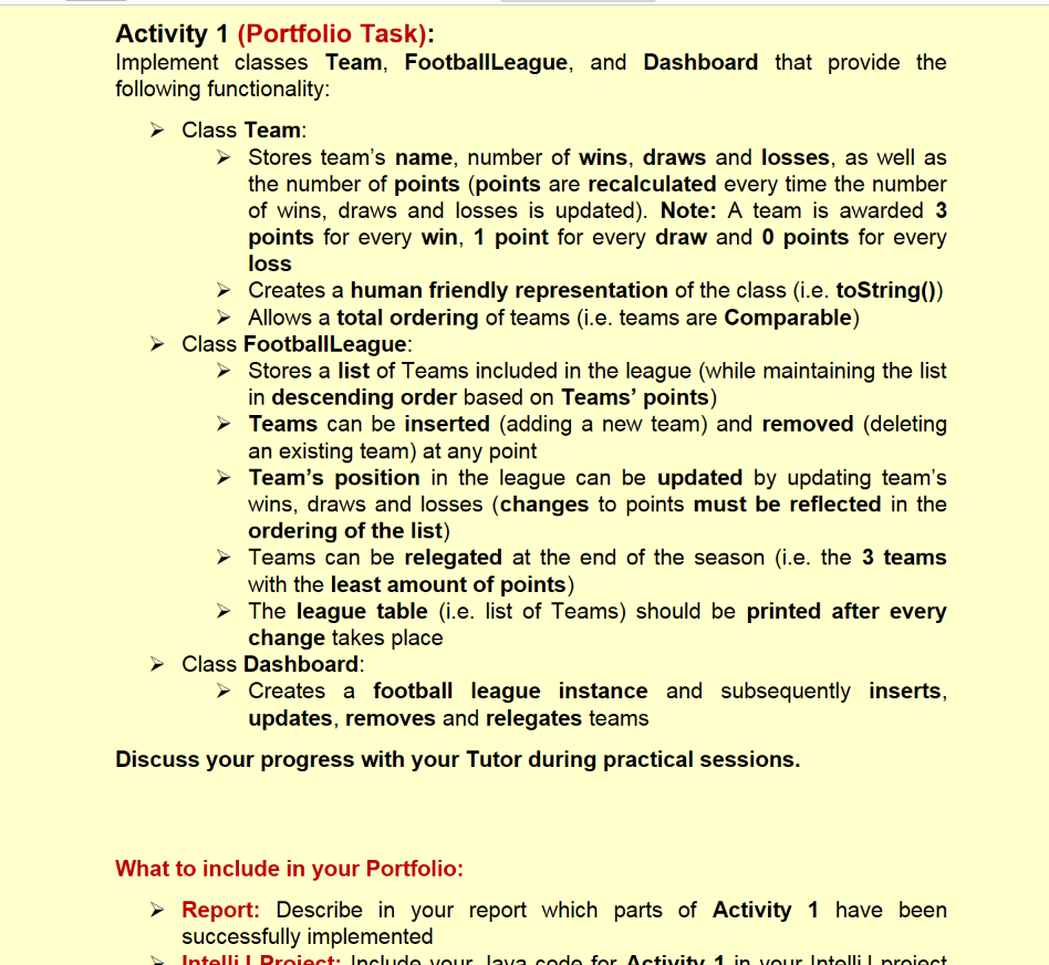 I want the full answer (the right full java programming answer with