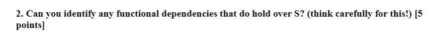 BC->E, and ED A (a) List all candidate keys for R. [10