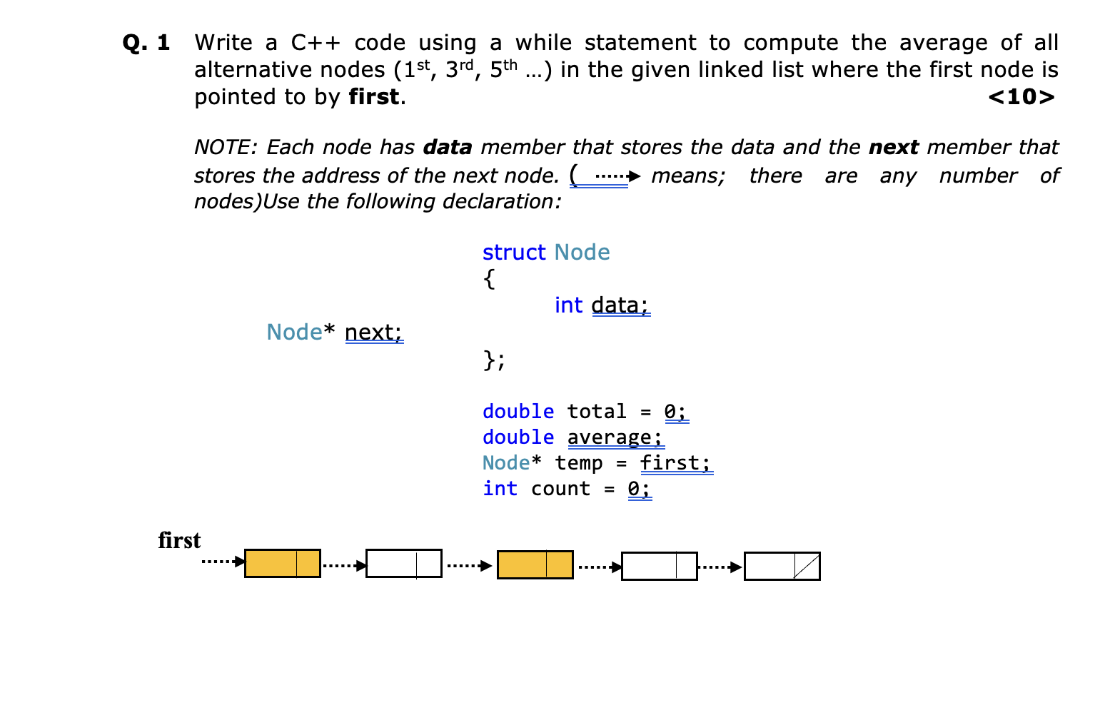 C++ Programming 1 Write a C++ code using a while statement to