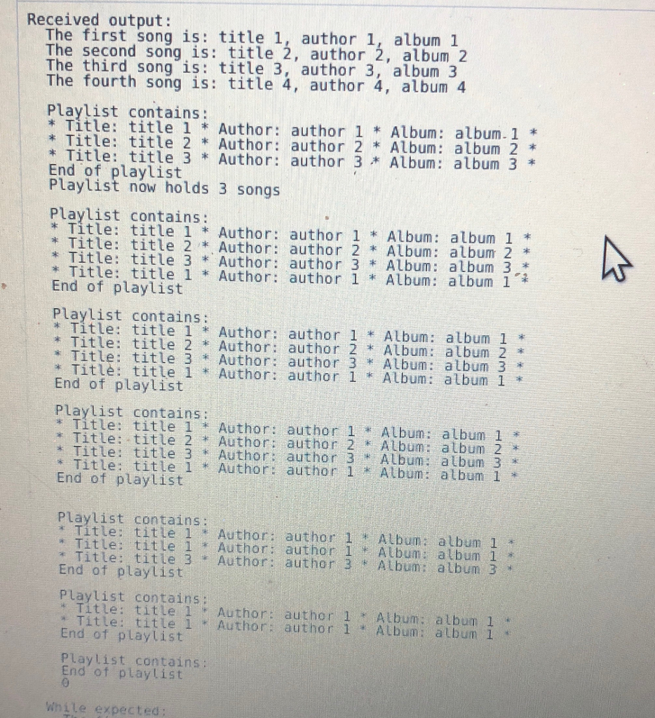 When you run my following program, there is a difference between the