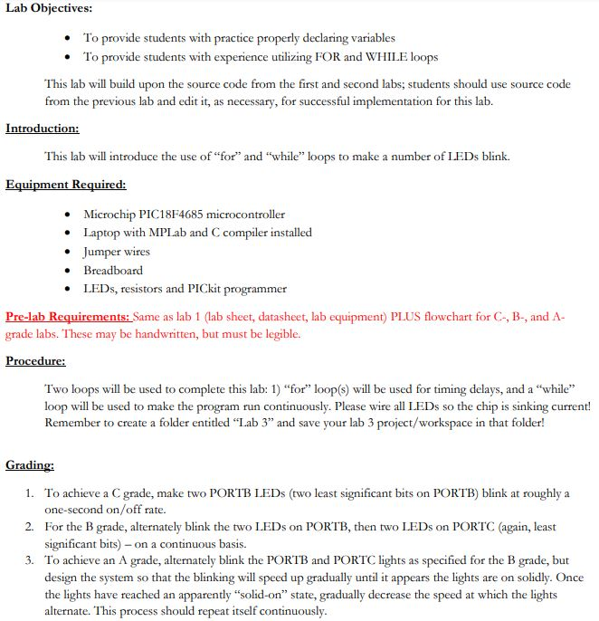 Create flowchart for C,B,A (Found in "Grading") Correction on B: Turn ON