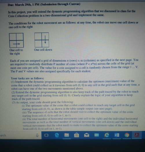  please write a "working" program using Java programming language Due: March