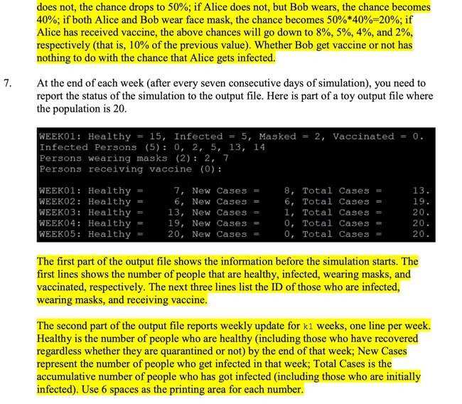 person may interact with some random number of people randomly from the