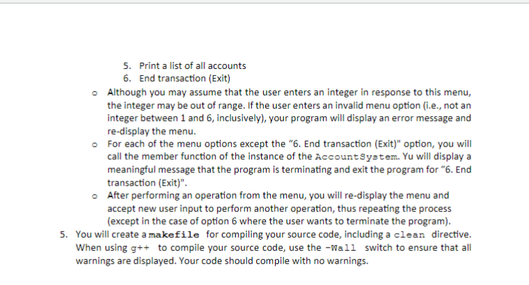 This is an individual work. Program Requirements: 1. You will create an