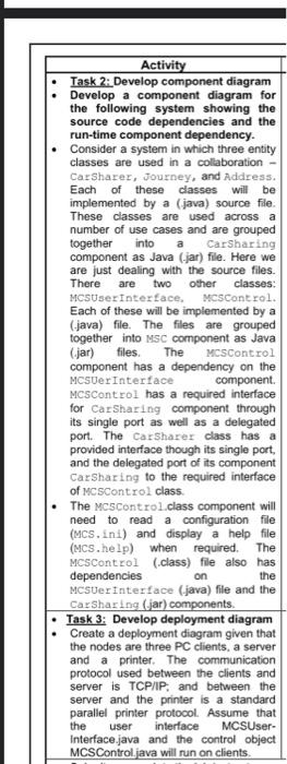 deployment diagram Lab objective(s): Understanding of - A hands-on exercise towards development