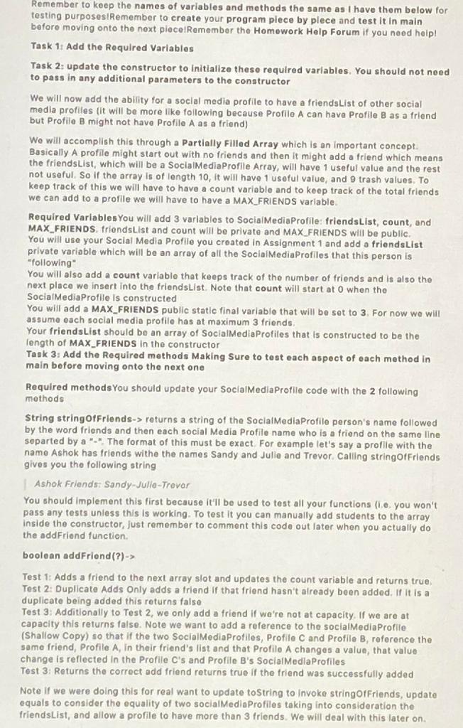 PLEASE HELP, add required variables to code below SOCIAL MEDIA PROFILE CODE