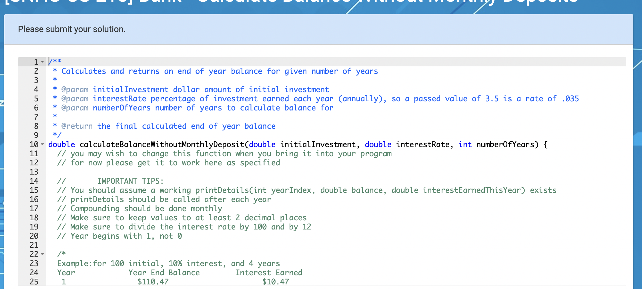 bank balances without a monthly deposit being made. Get feedback on how