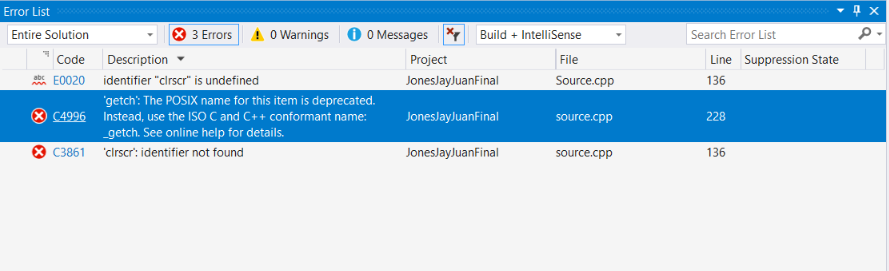 WHAT'S WRONG WITH MY CODE? ERRORS ARE AT THE BOTTOM #include #include