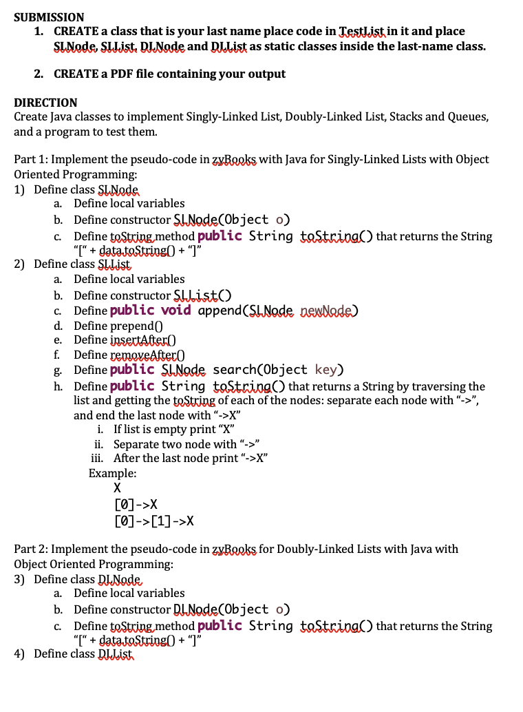  public class TestList { static final int N = 4; public