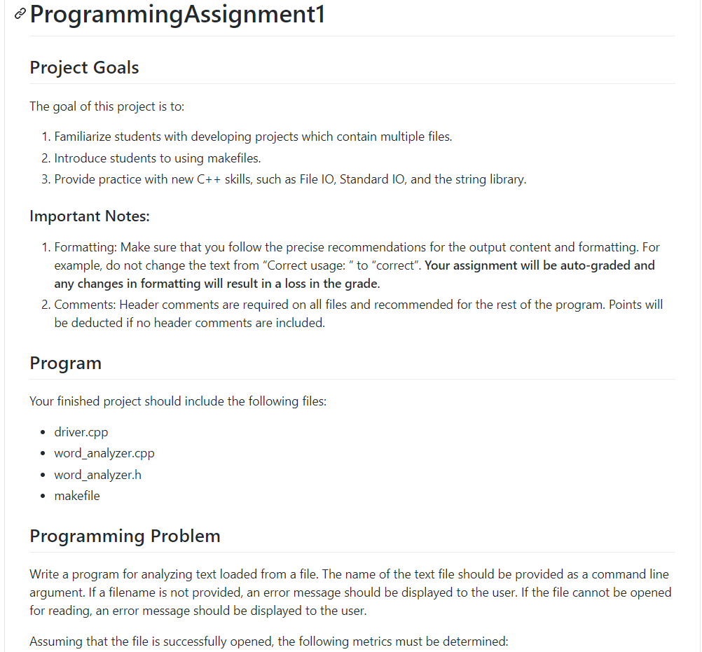 I need help with this programming assignment! it needs to be in