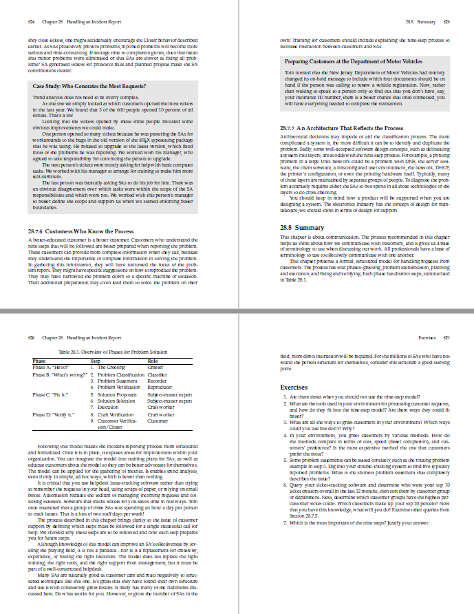 cusomers ane either a srvce rogaest, an incidane report, or a complaine.