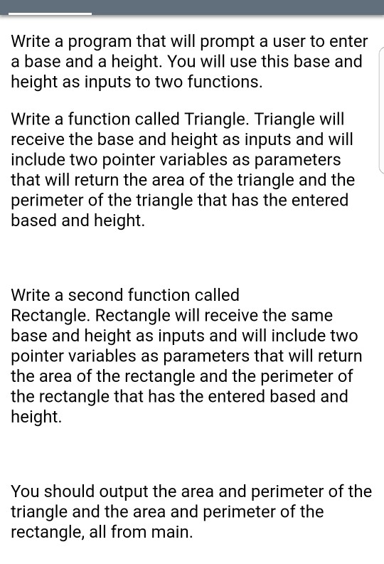 code in C Write a program that will prompt a user