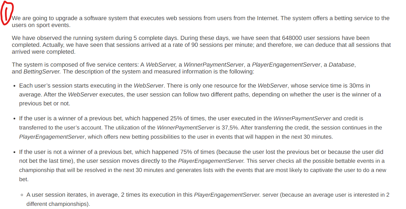 Software Design We are going to upgrade a software system that executes
