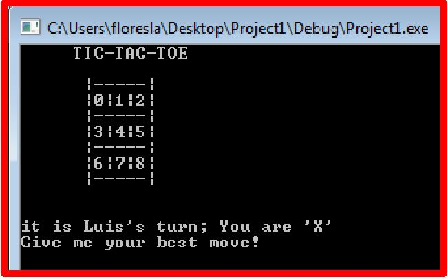 is one where a human may play against the computer. Option one