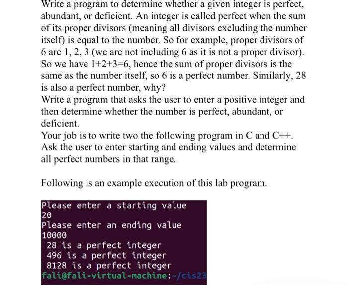 in c/c++ programming Write a program to determine whether a given integer